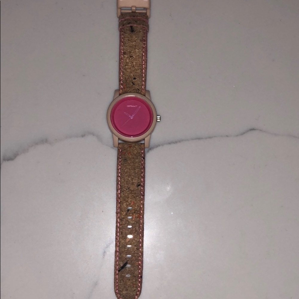 Adorable pink face watch!!